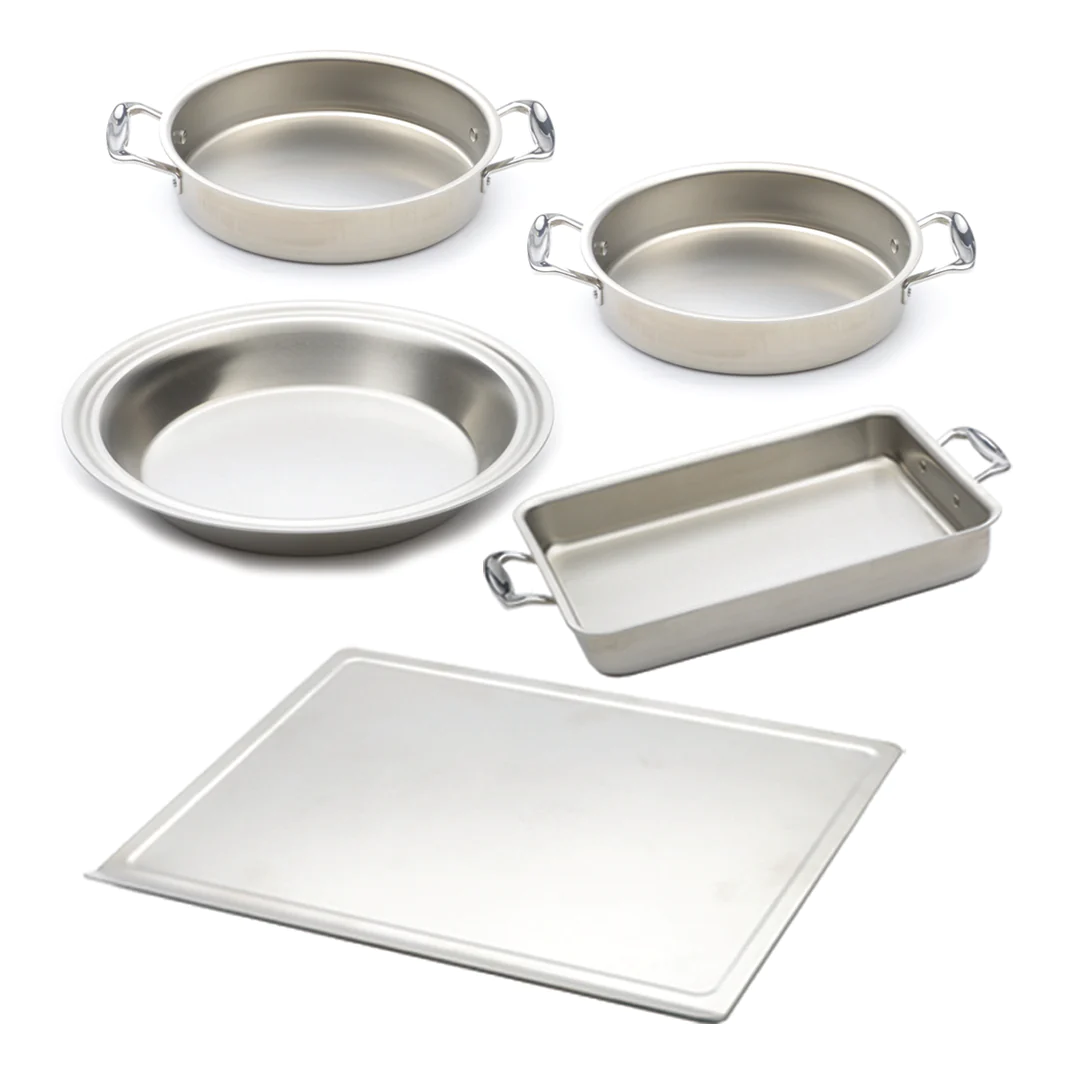5 Piece Multi Ply Stainless Steel Bakeware