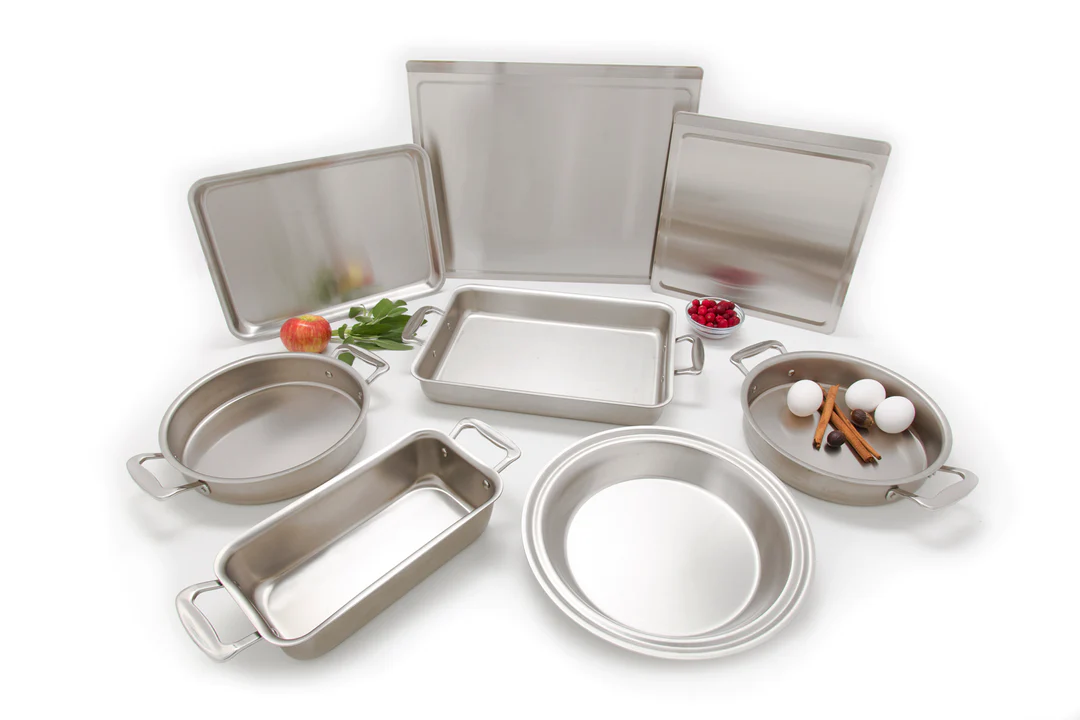 8 Piece Multi Ply Stainless Steel Bakeware